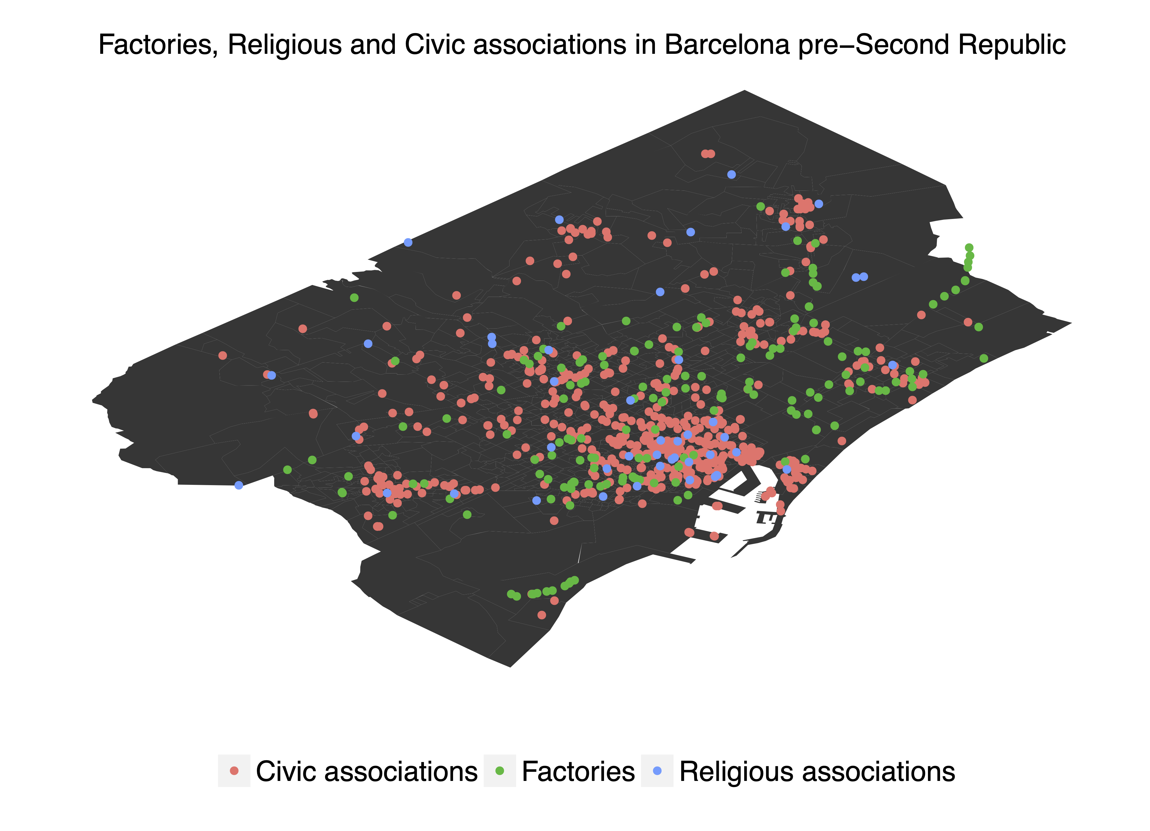 Pre-republic dots map
